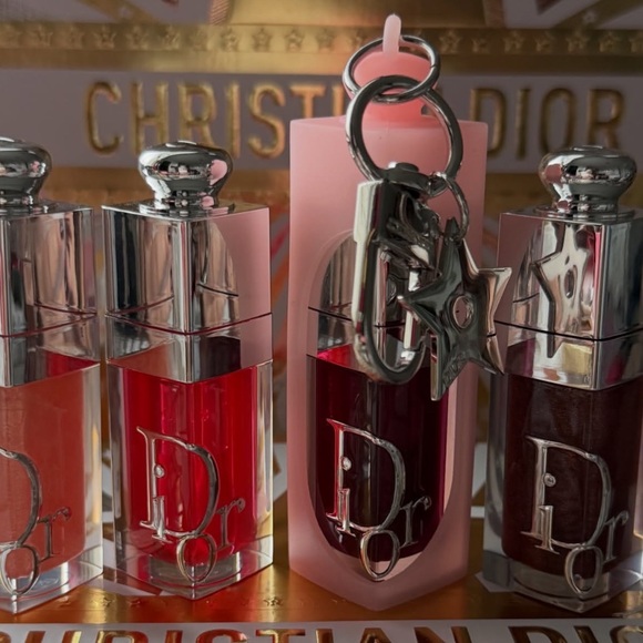 DIOR Addict Pink lip gloss Holder/Keychain - NIB - Picture 3 of 6